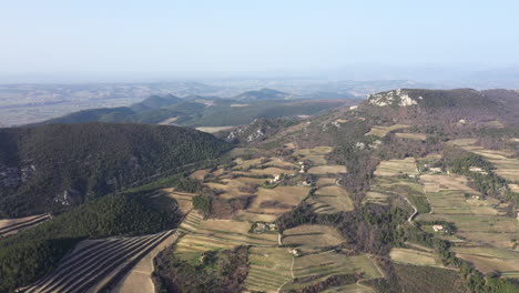 Paisaje-Rural-Viñedos-Y-Montañas-Vaucluse-Provence-Francia